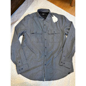 Prana Men's Lost Sol Shirt Size Medium Nautical Heather #475 [COPY]